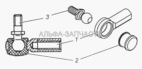 5320-1108054 Наконечник в сборе  